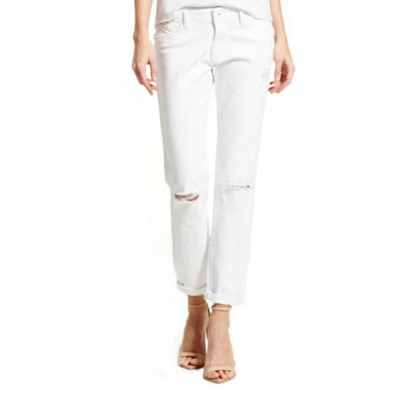 DL1961 Denim - DL1961 9610 Womens Azalea White Relaxed Fit White DL1961 Denim - DL1961 9610 Womens Azalea White Relaxed Fit White